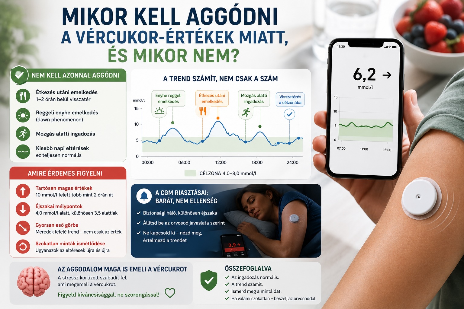 Mikor kell aggódni a vércukor-értékek miatt, és mikor nem?