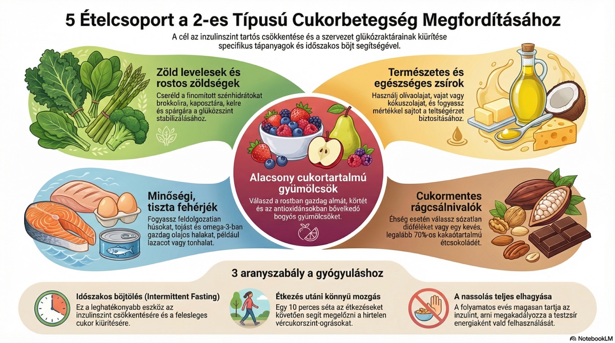 A 2-es típusú cukorbetegség visszafordítása étrenddel