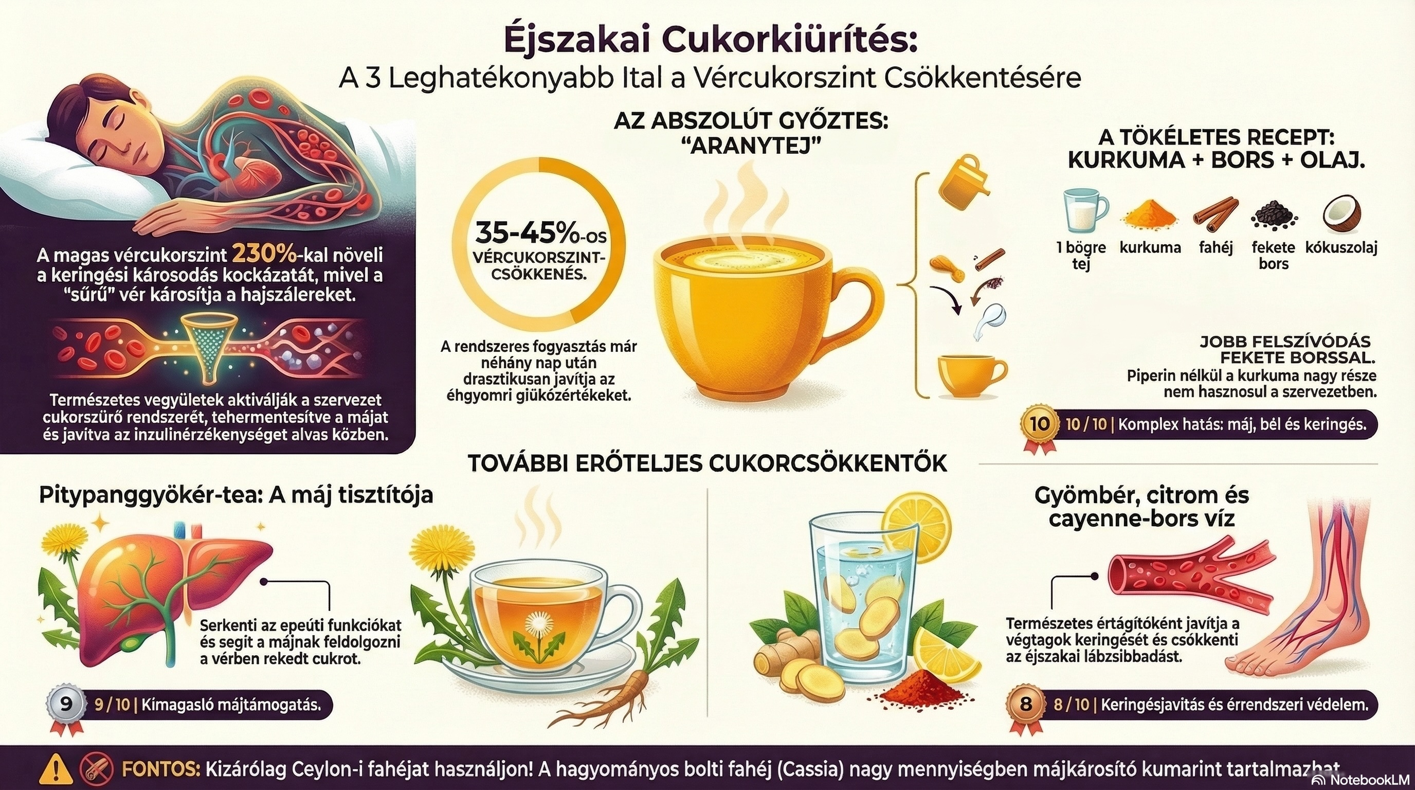 8 ital az éjszakai vércukorszint csökkentésére