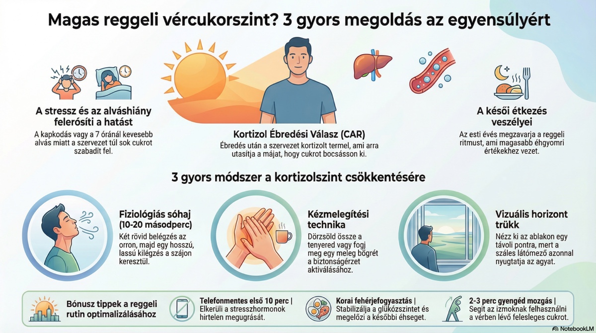 Reggeli rutin az egészséges kortizolszintért