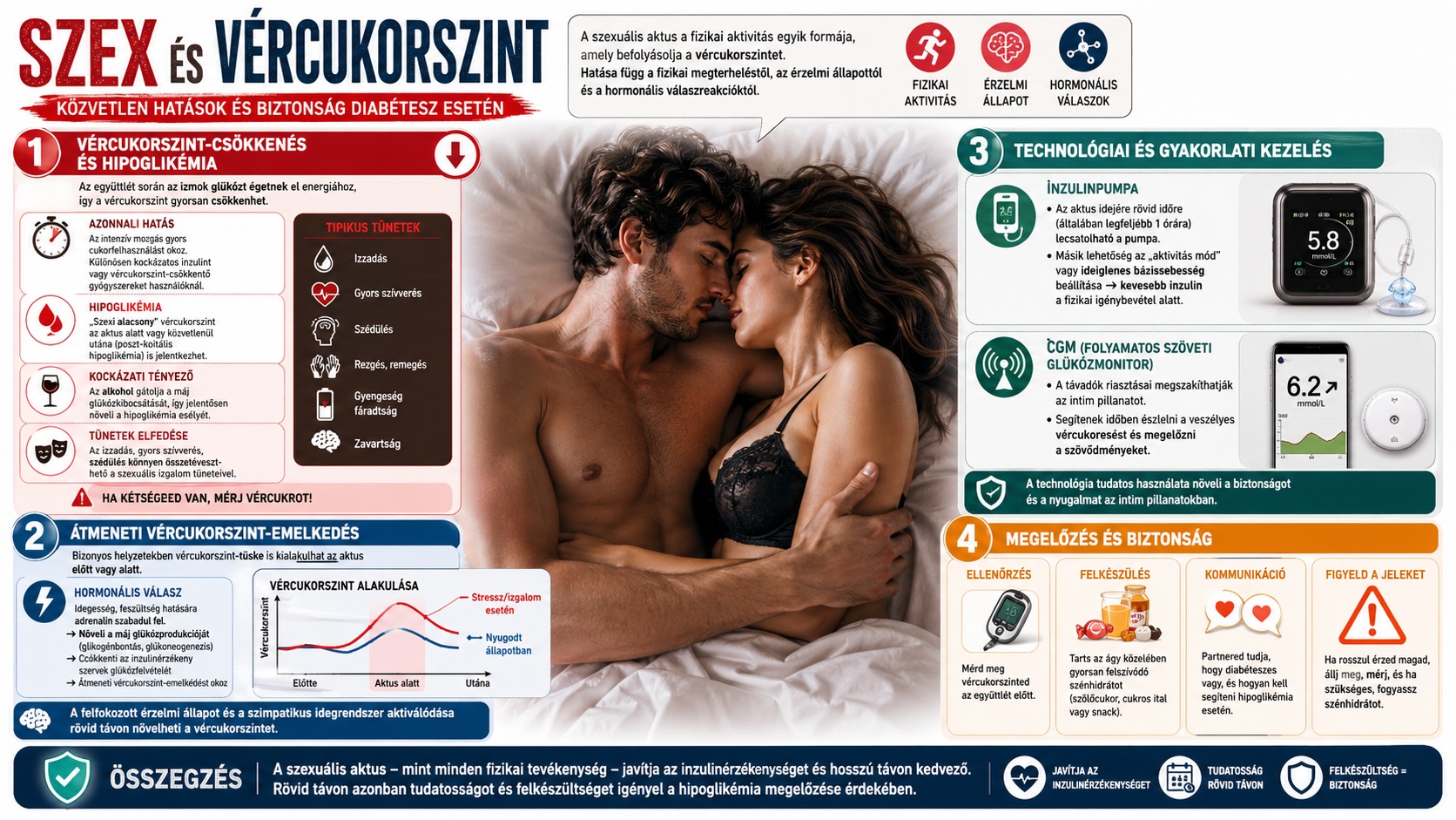 Szex és vércukor — amit cukorbetegként tudni érdemes